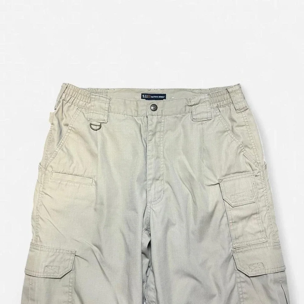 5.11 Tactical Series Mens Tan Ripstop Cargo Pants Khaki Workwear 32x32